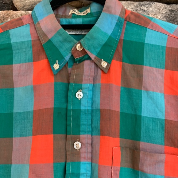 Vintage checkered flannel Shirt 15.5 - Picture 4 of 4